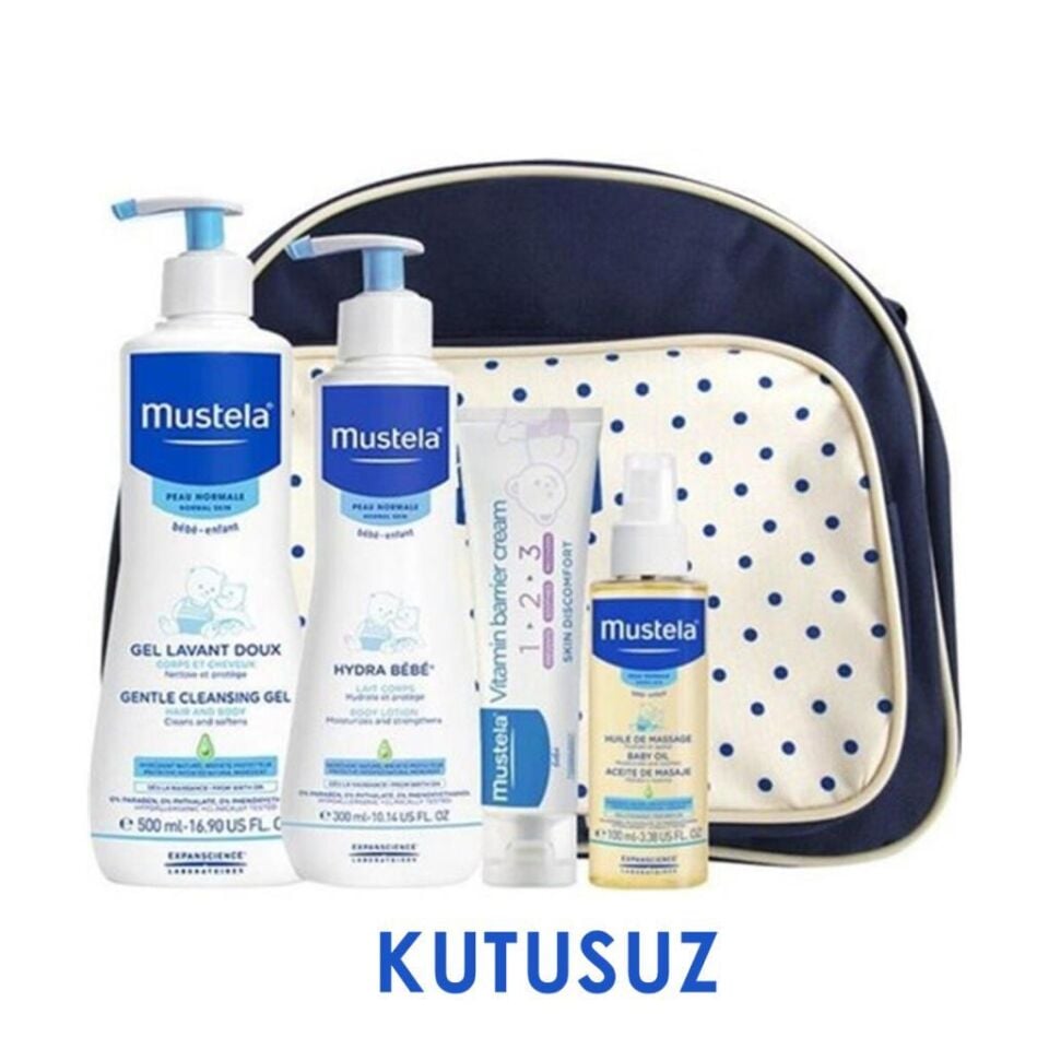 Mustela Merhaba Bebek Seti Çanta Hediyeli (Kutusuz)