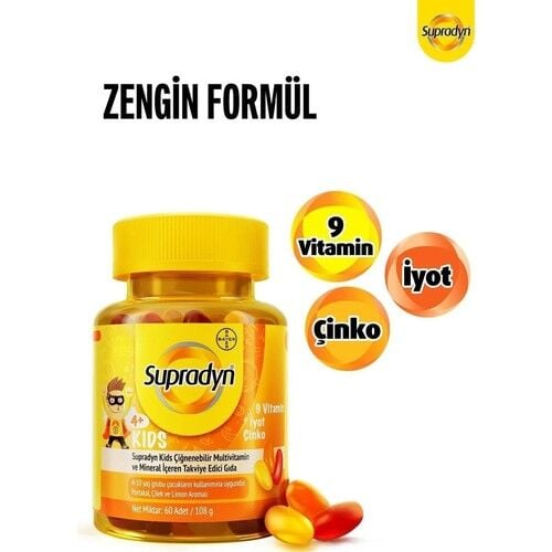 Redoxon Supradyn Kids 60 Tablet + Kids 60 Tablet