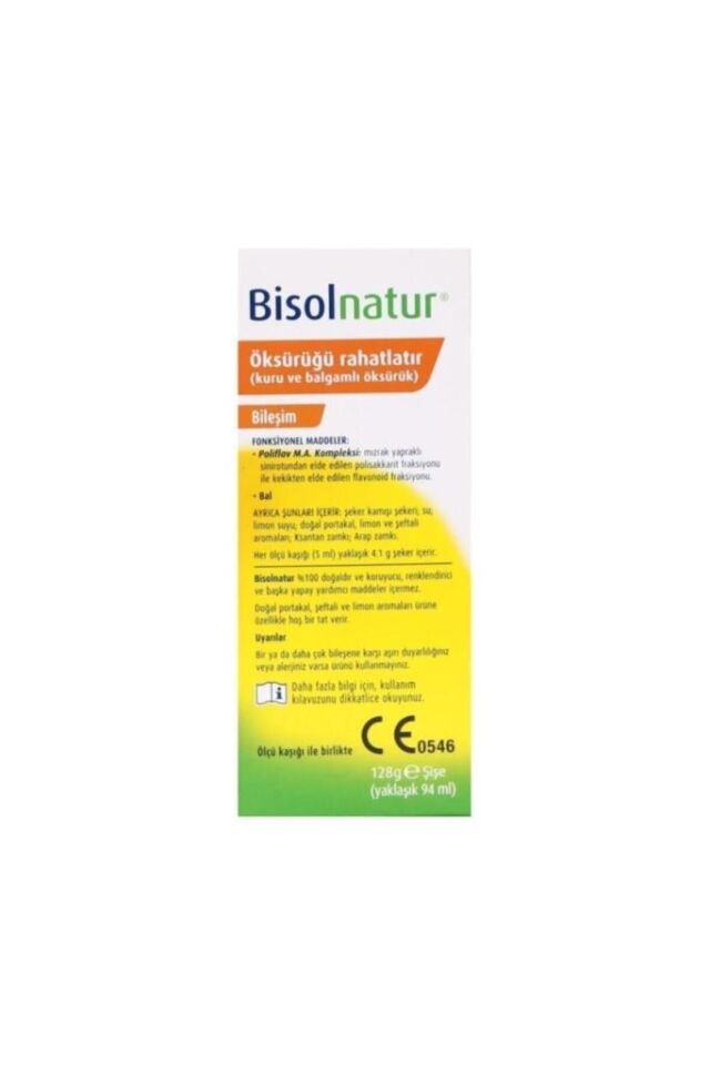 Bisolnatur Öksürük Şurubu 128 gr
