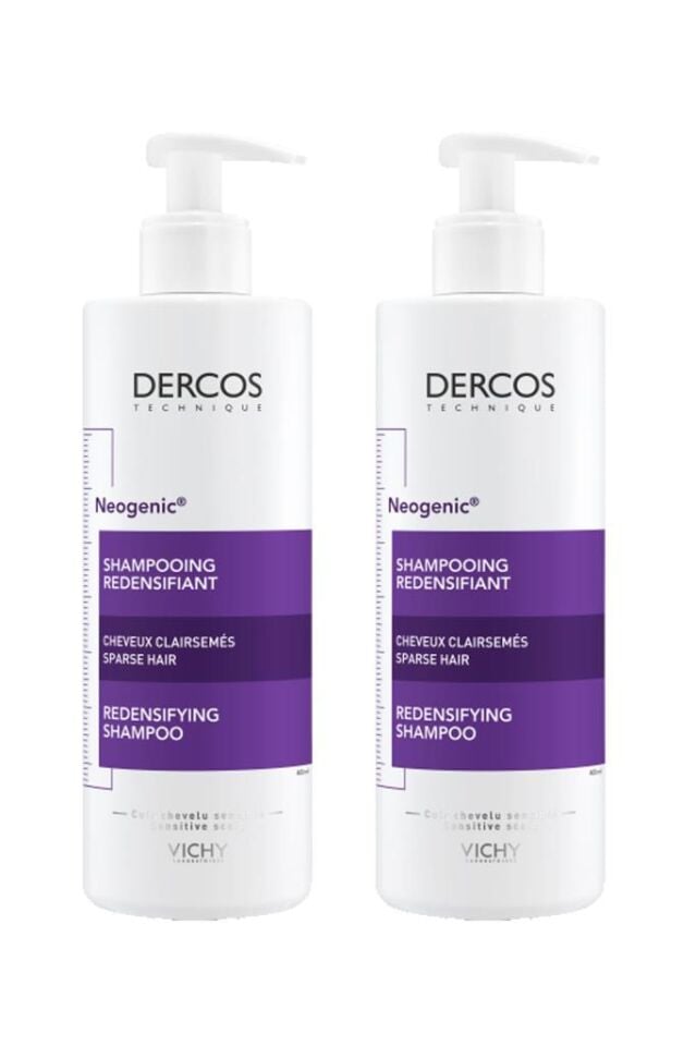 Vichy Dercos Neogenic Shampoo 400 ml - Thickening Shampoo 2-Pack