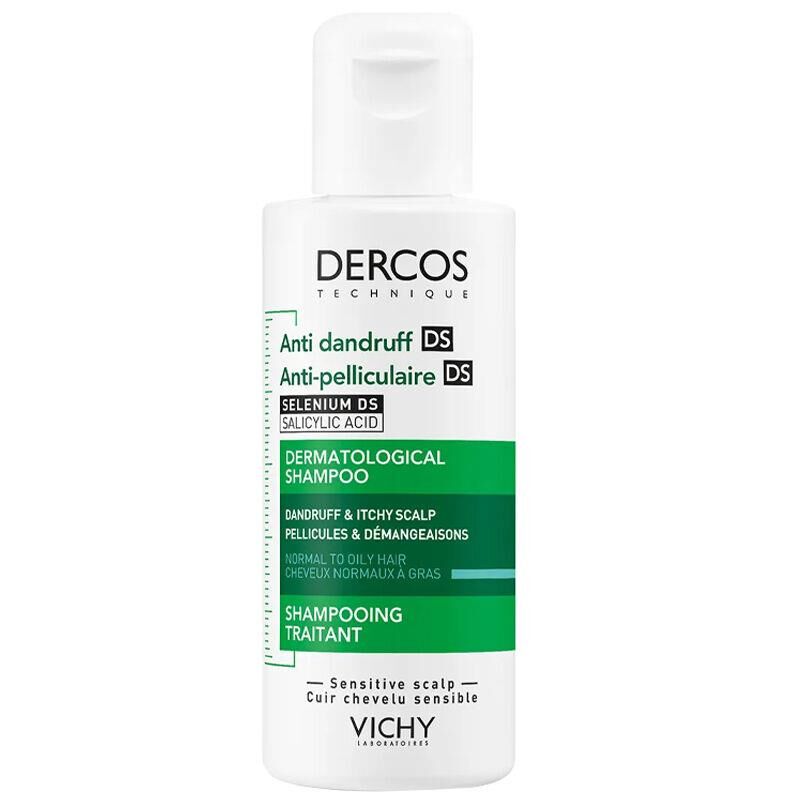 Vichy Dercos Anti-Dandruff Shampoo for Normal and Oily Hair 75 ml