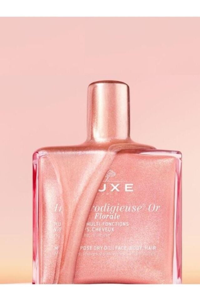 Nuxe Huile Prodigieuse Or Pembe Parıltılı Çiçeksi Çok Amaçlı Kuru Yağ 50 ml