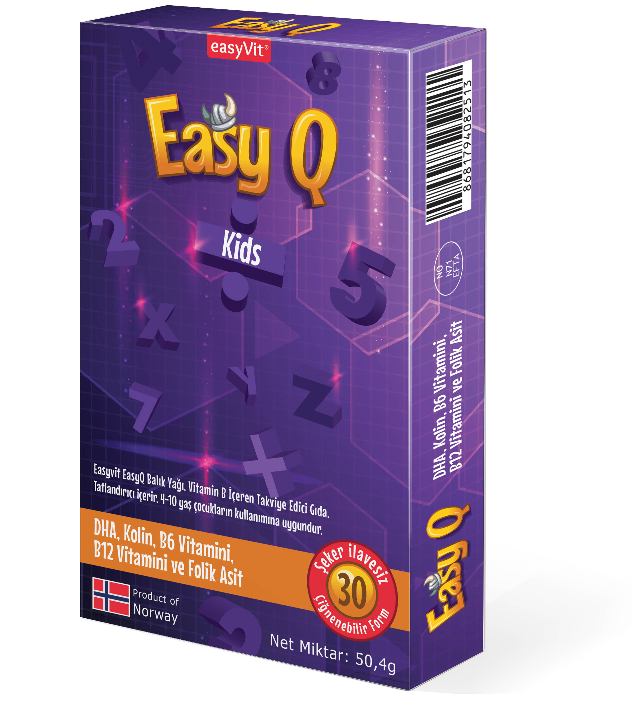EasyQ Omega 3 Choline Vitamin 30 Tablets