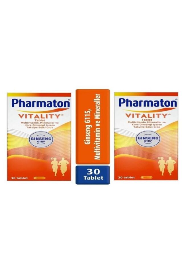Pharmaton Vitality 30 Tablets Advantageous 2-Pack - 2nd Discounted