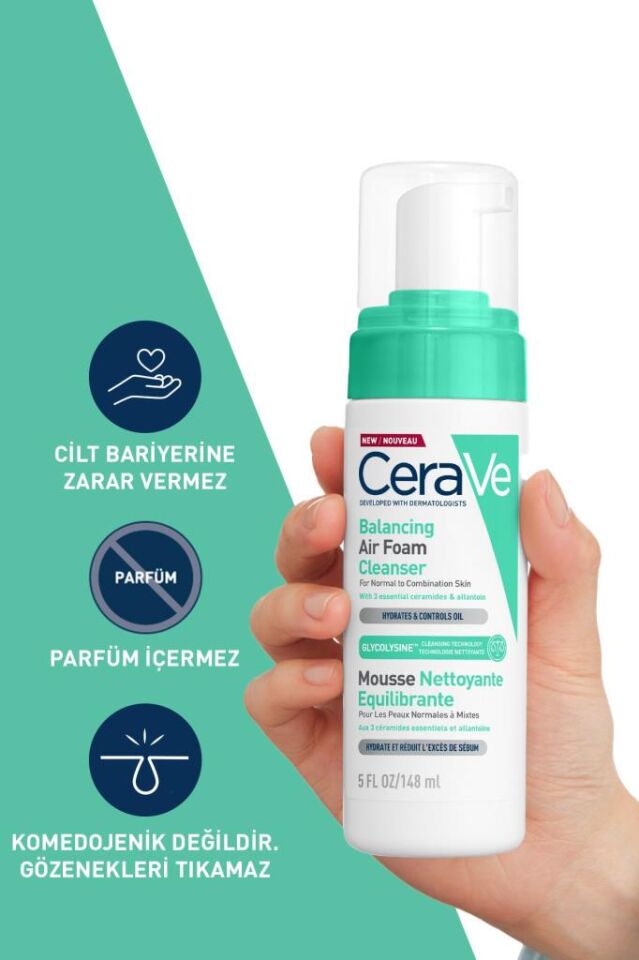 Cerave Airfoam Temizleyici Köpük 148 ml