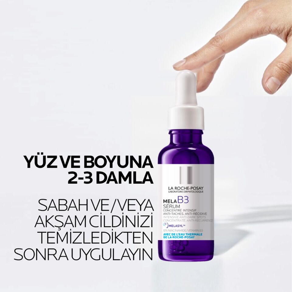 La Roche Posay MELA B3 Koyu Leke Karşıtı Serum 30 ml - Anti-Dark Spots Fluid SPF50+ Yüz Güneş Kremi 50 ml HEDİYE