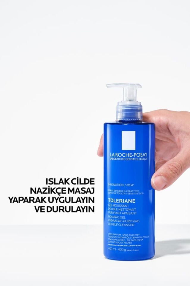La Roche Posay Toleriane Hassas Ve Tüm Ciltler İçin Temizleme Jeli 400 ml