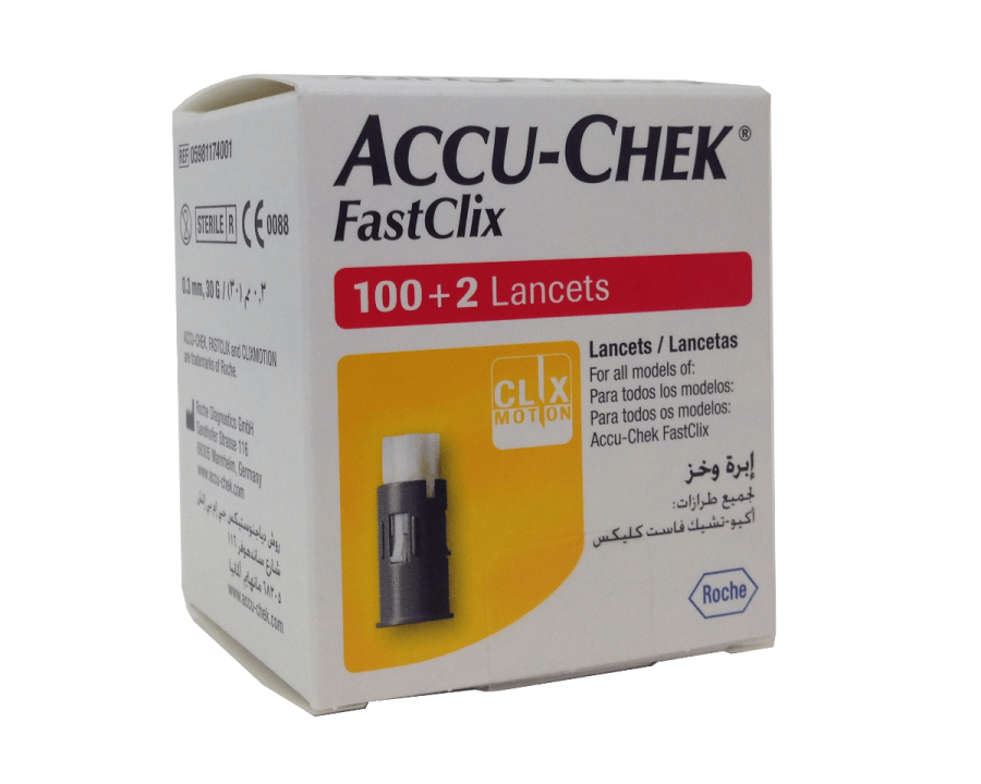 Accu-Chek Fastclix 102 Lancets