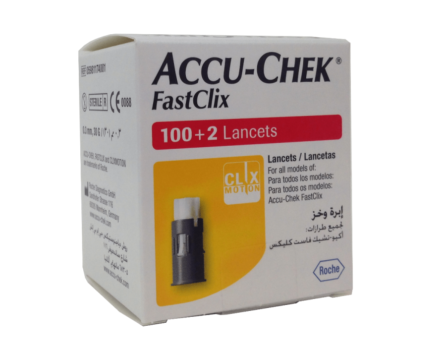Accu-Chek Fastclix 102 Lancets