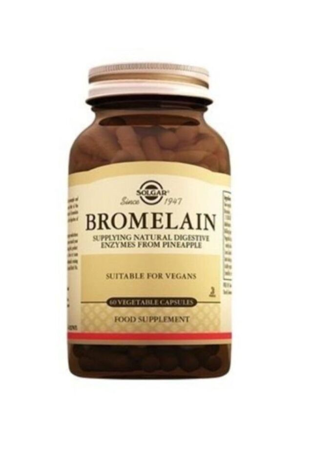 Solgar Bromelain 150 mg 60 Kapsül