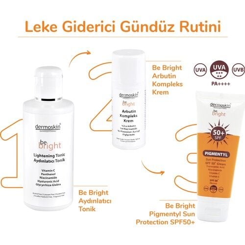 Dermoskin Be Bright Pigmentyl Spf50+ Güneş Kremi 75 Ml 2 Adet