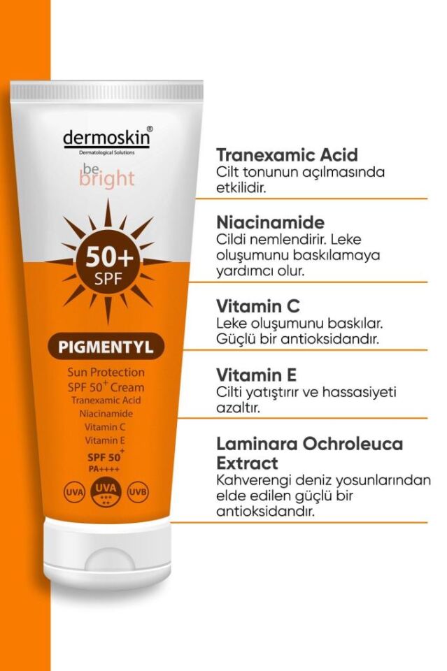Dermoskin Be Bright Pigmentyl Spf50+ Güneş Kremi 75 Ml 2 Adet