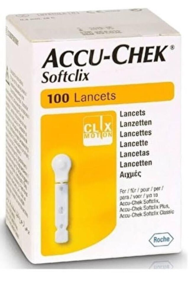 Accu Chek Softclix 100 Pieces Sterile Lancet
