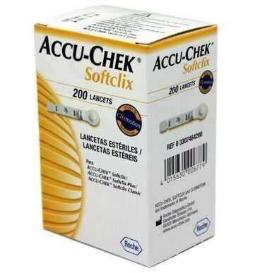 Accu Chek Softclix 200 Lancets