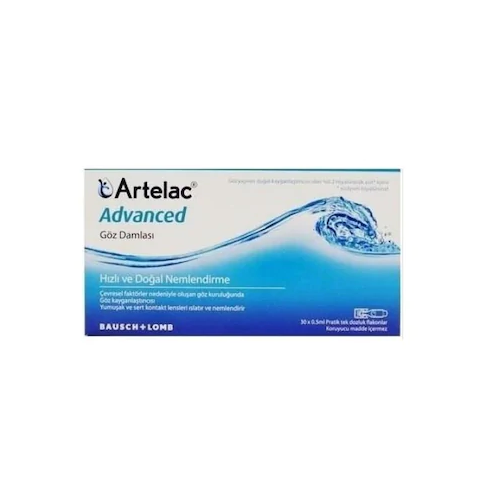 Bausch & Lomb Artelac Advanced Eye Drops 0.5 ml x 30 Units