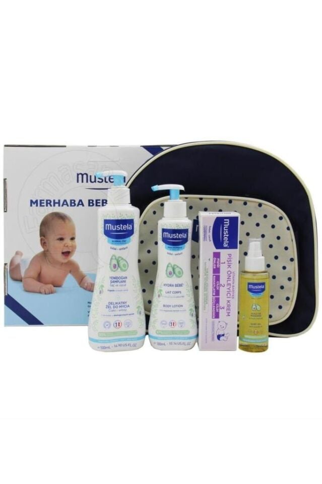 Mustela Merhaba Bebek Çantası ( Bebek Bakım Seti )
