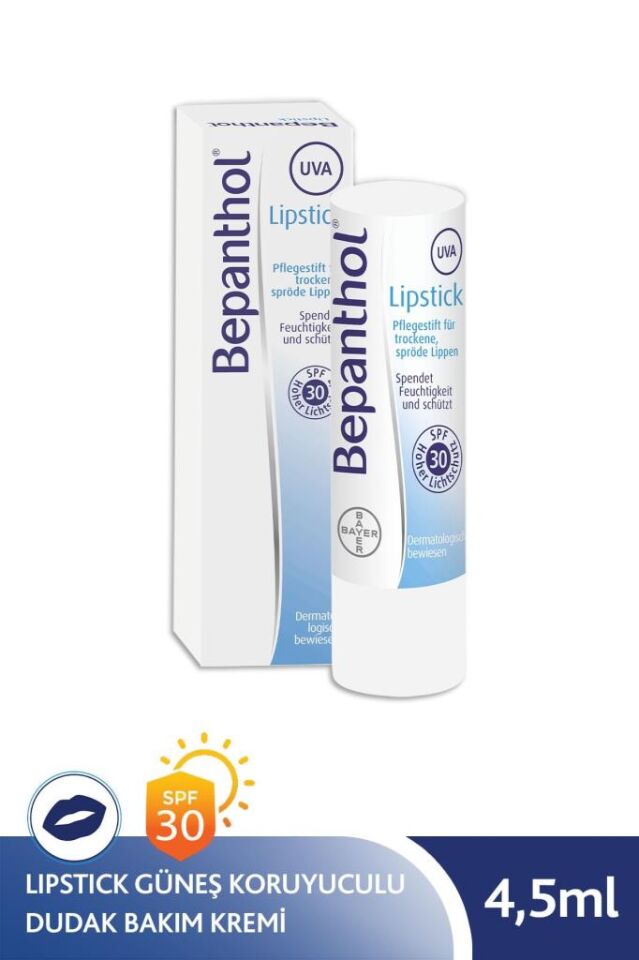 Bepanthol Lipstick Güneş Koruyucu Spf 30 4,5 gr Dudak Bakım Kremi