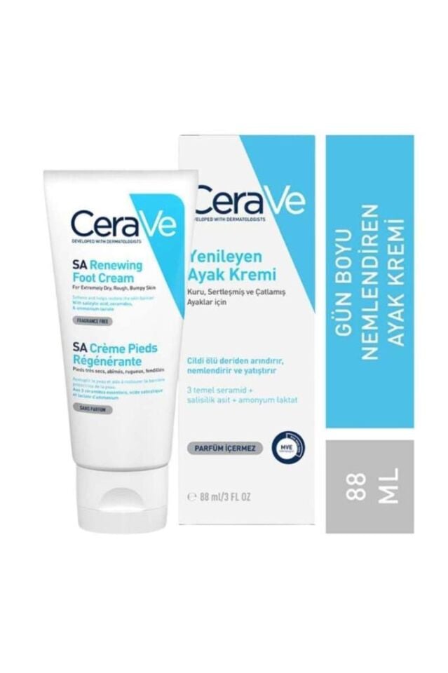Cerave SA Renewing Foot Cream Yenileyici 88 ml Ayak Kremi