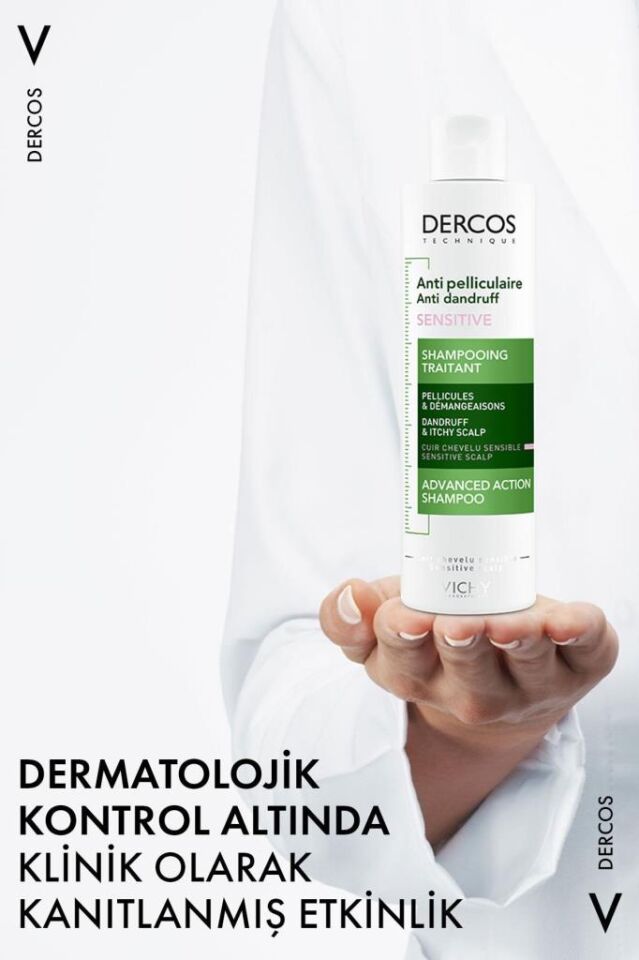 Vichy Dercos Anti Dandruff Kepek Karşıtı Şampuan 200 ml - Hassas Saç Derisi