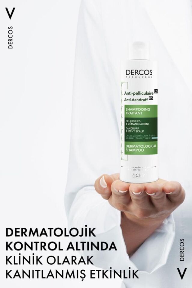 Vichy Dercos Anti Dandruff Kepek Karşıtı Şampuan 200 ml - Normal ve Yağlı Saçlar