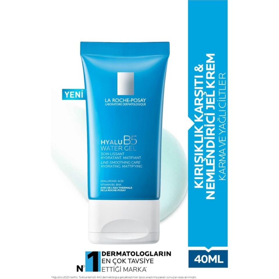 La Roche-Posay Hyalu B5 Pürüzsüz Nemlendirici ve Matlaştırıcı Su Jeli 40 ml