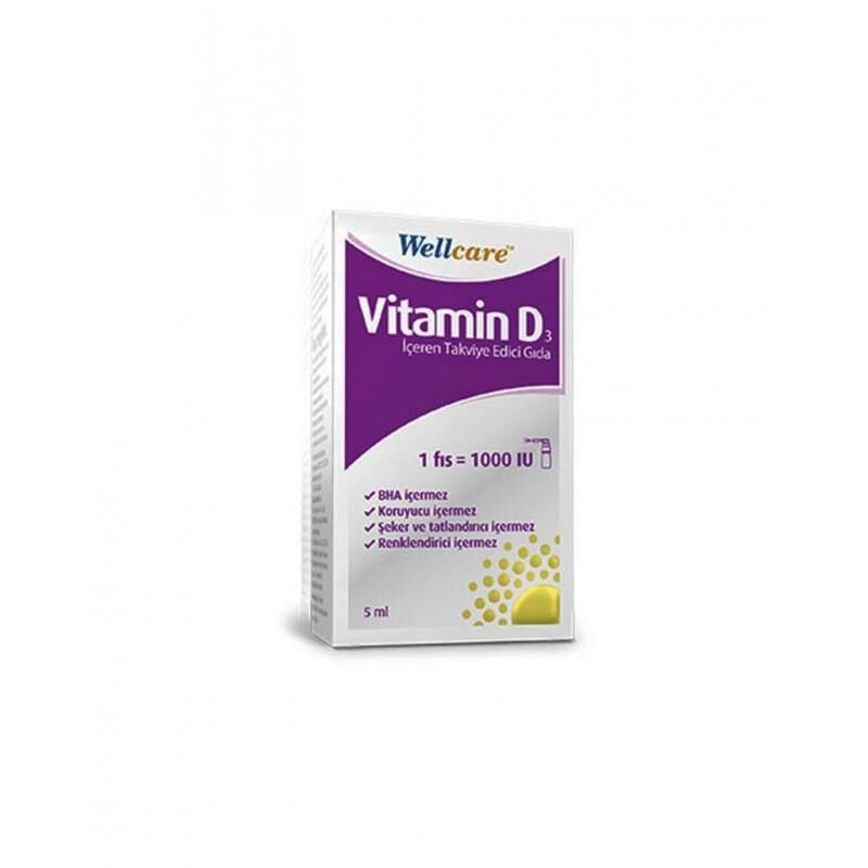 Wellcare Vitamin D3 1000 IU 5 ml Sprey