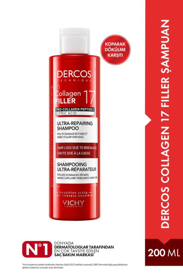 Dercos Collagen 17 Filler Şampuan 200ml