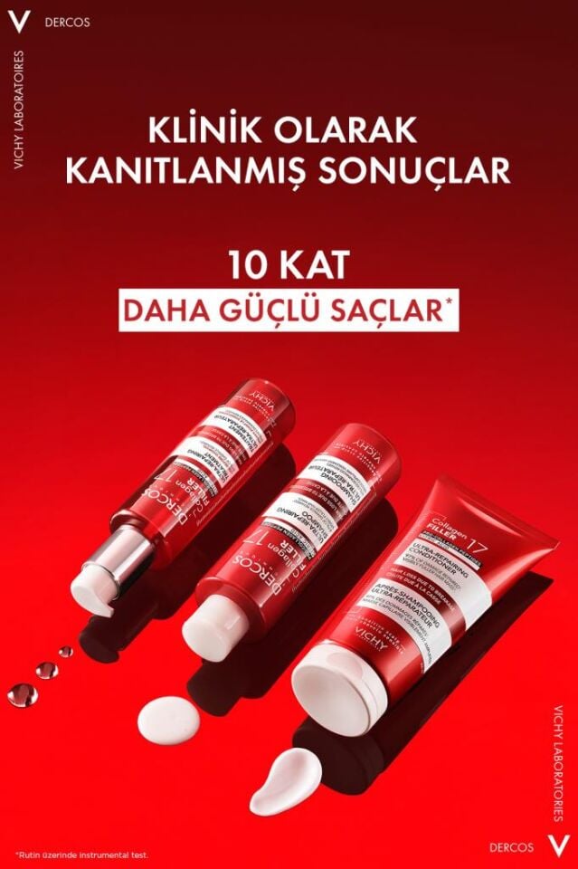 Vichy Dercos Collagen 17 Filler Tüm Saç Tipleri İçin Şampuan 400 ml
