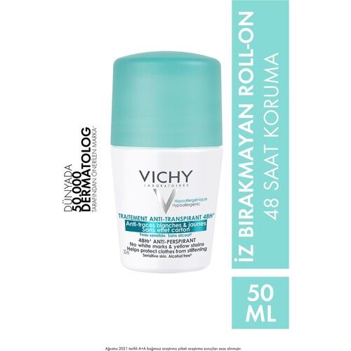Vichy Anti Transpirant 48H Anti-Sweating Non-Trace Deodorant 50 ml