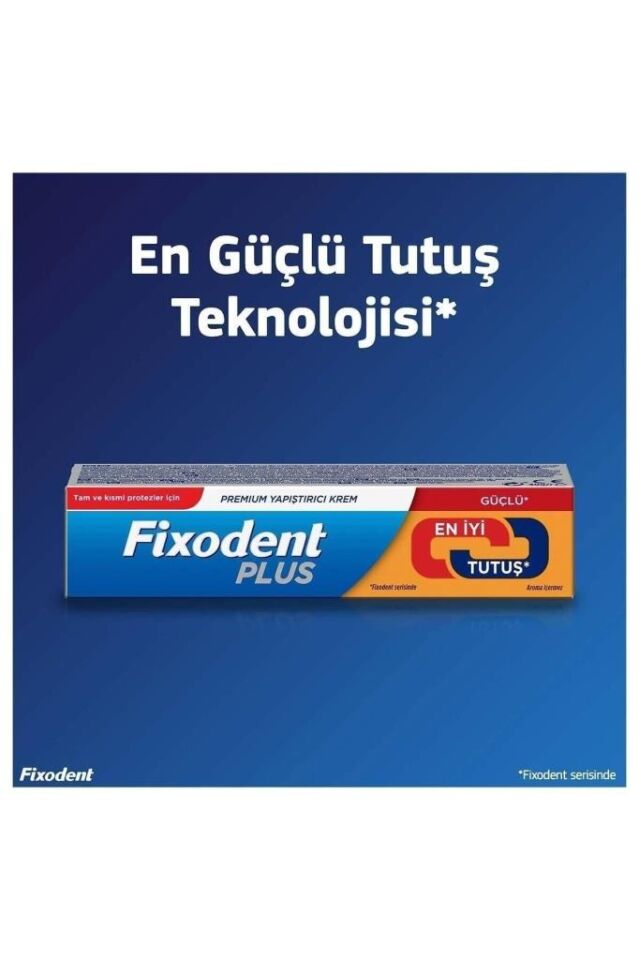 Fixodent Plus Güçlü Tutuş Protez Yapıştırıcı 40 Gr - 5 Adet