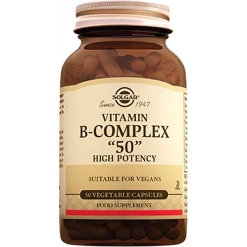 Solgar Vitamin B Complex 50 mg 50 Capsules