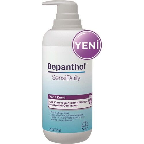 Bepanthol Sensidaily Pump Body Cream 400 ml