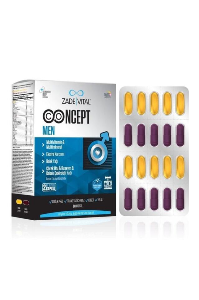 Zade Vital Concept Men 60 Kapsül