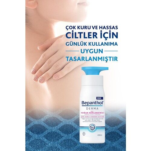 Bepanthol Derma Yoğun Nemlendirici Günlük Vücut Losyonu 400 ml