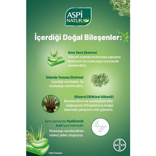 AspiNatura Boğaz Spreyi Kids Kaysı Limon 20 ML