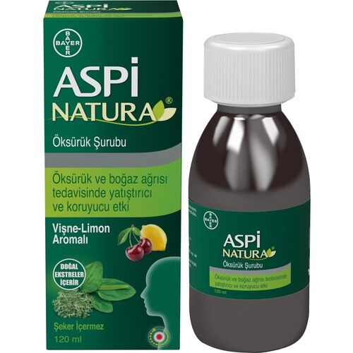 AspiNatura Öksürük Şurubu Vişne Limon 120 ML