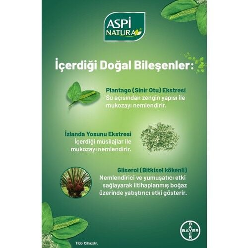 AspiNatura Öksürük Şurubu Kids Vanilya Çilek 120 ML
