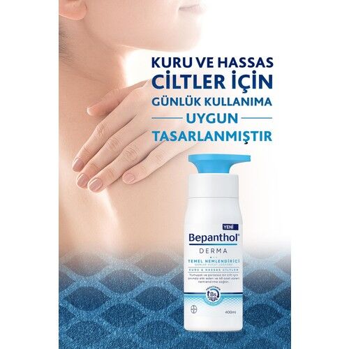 Bepanthol Derma Temel Nemlendirici Günlük Vücut Losyonu 400 ml