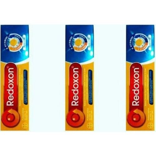 Redoxon Vitamin C, Vitamin D and Zinc Triple Effect 15 Effervescent Tablets x 3