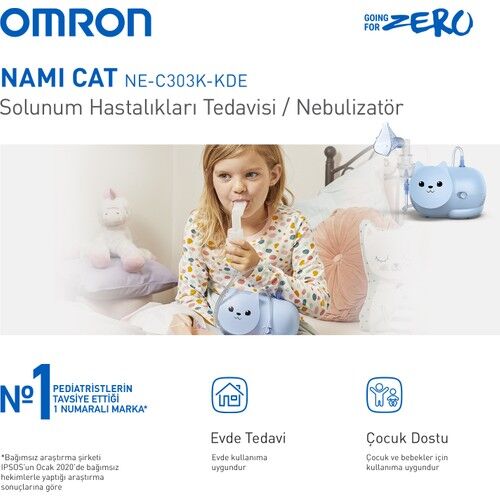 Omron Nami Cat Compressor Nebulizer