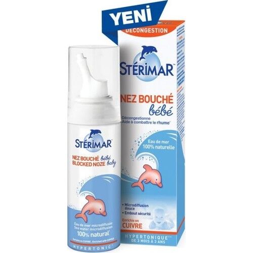 Sterimar Baby Burun Spreyi Blocked Nose Hipertonik Sprey 100 ml