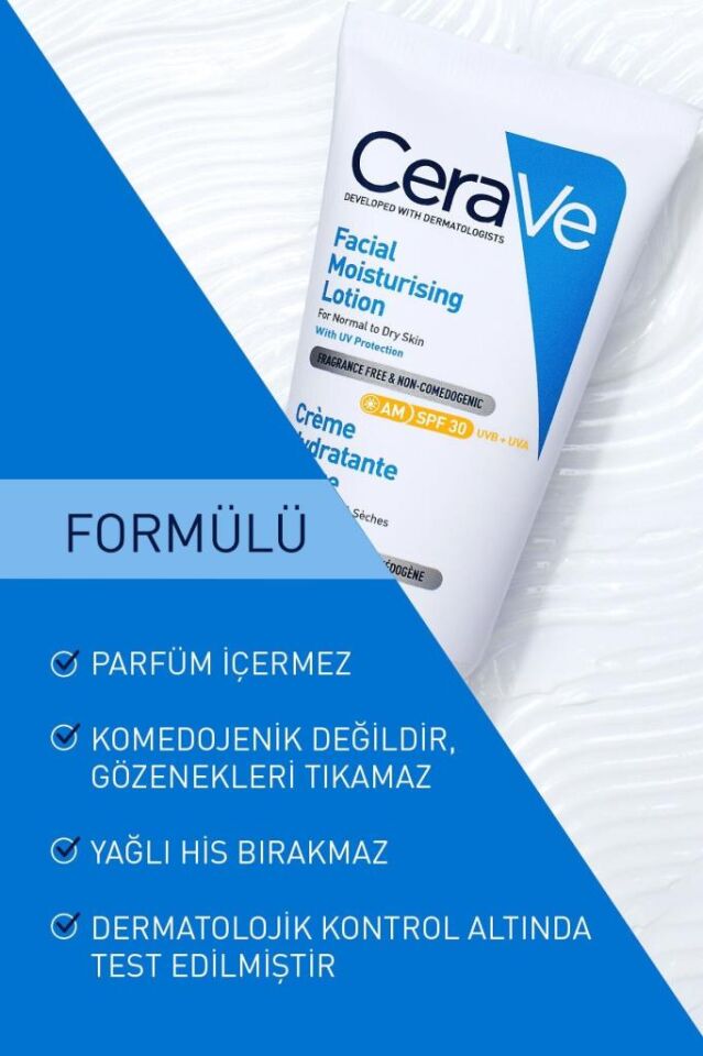 Cerave Facial Moisturising Lotion Yüz Kremi SPF30 52 ml