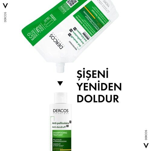Vichy Dercos Anti Dandruff Kepek Karşıtı Şampuan 500ml Kuru Saçlar