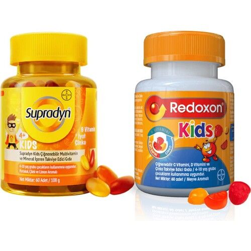Redoxon Supradyn Kids 60 Tablets + Kids 60 Tablets