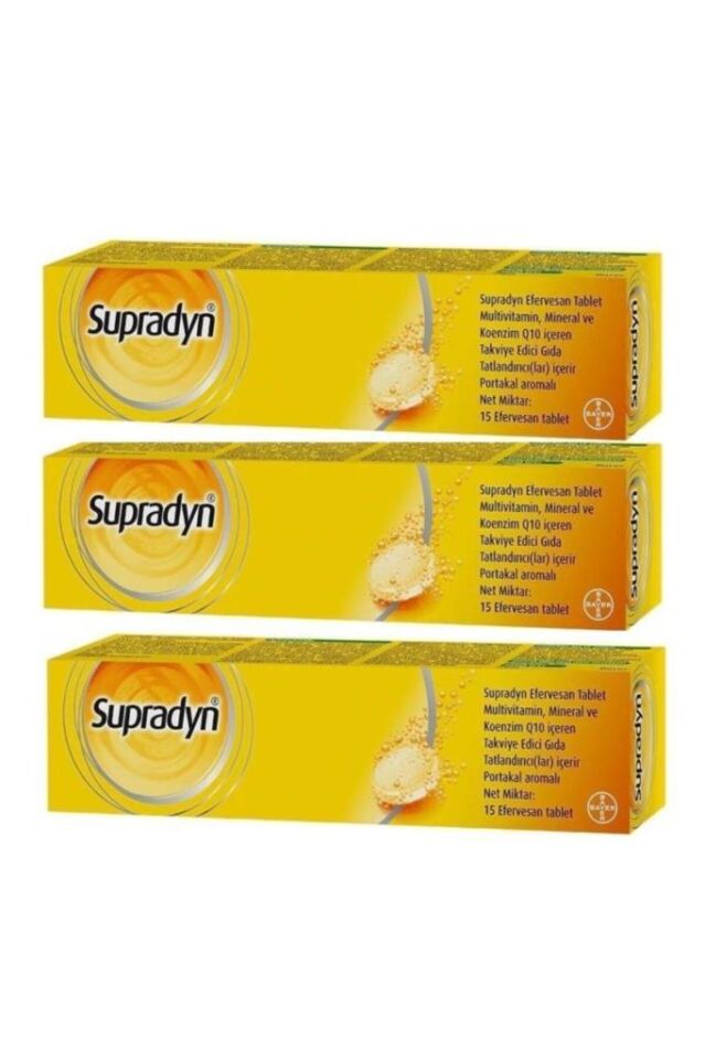 Coenzyme Q10 15 Effervescent Tablets X 3 Pieces