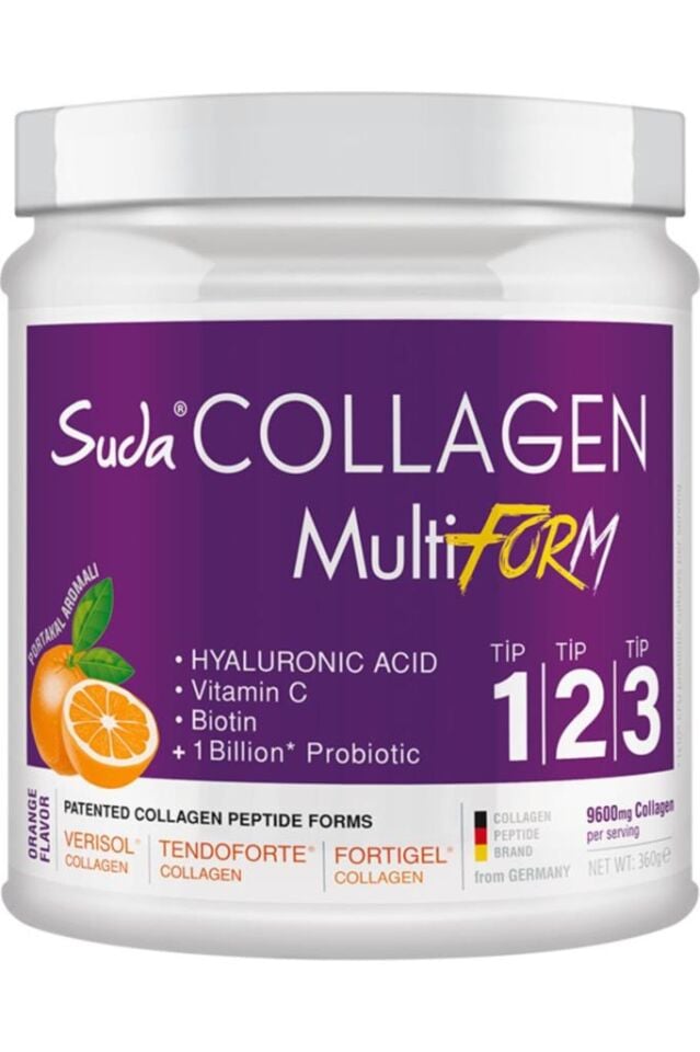 Suda Collagen Multiform Portakal Aromalı 360 gr