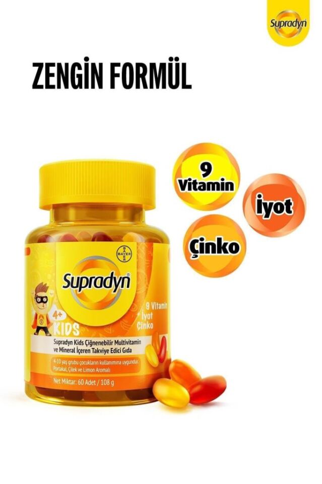 Supradyn Kids 60x2 Ekonomik 2'li Paket