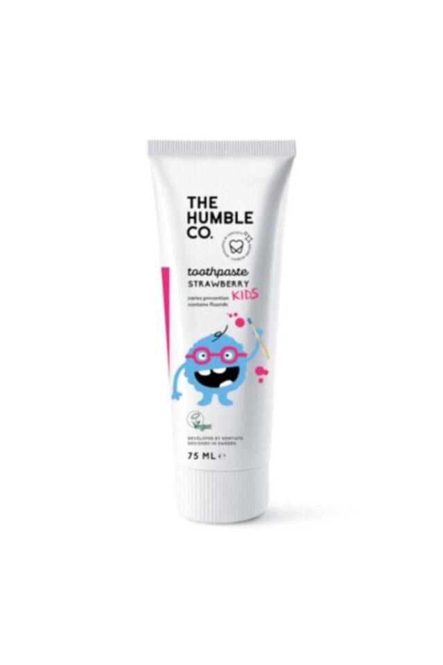 The Humble Co Kids Diş Macunu Çilek Aromalı 75 ml