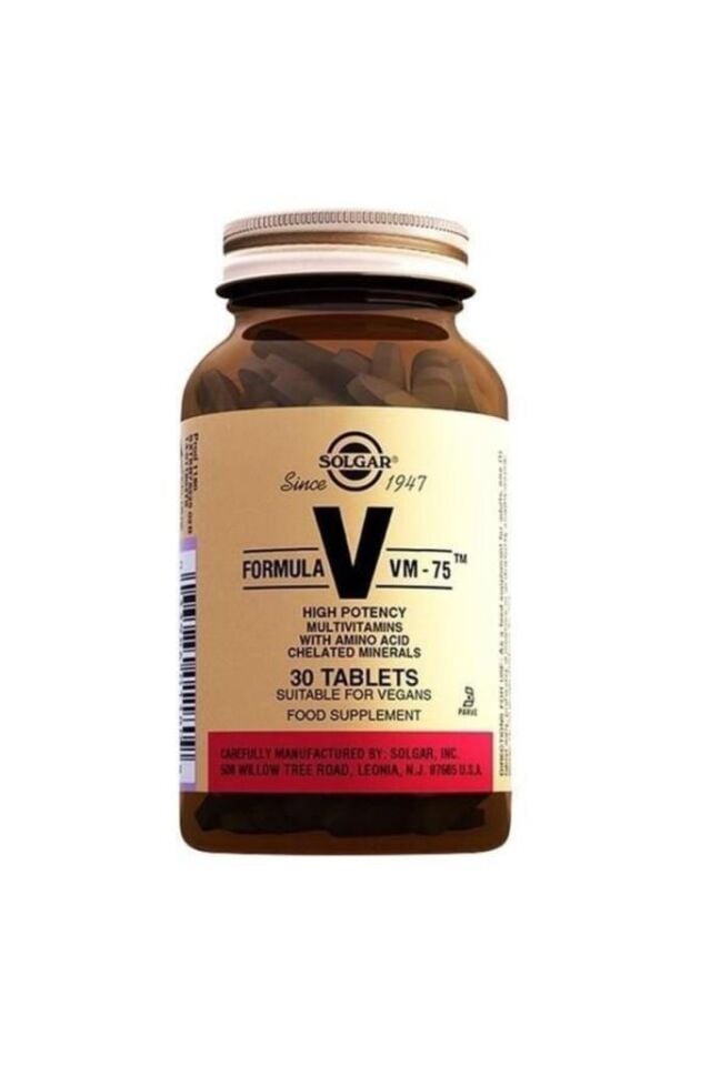 Solgar Vm 75 Multivitamin 30 Tablet