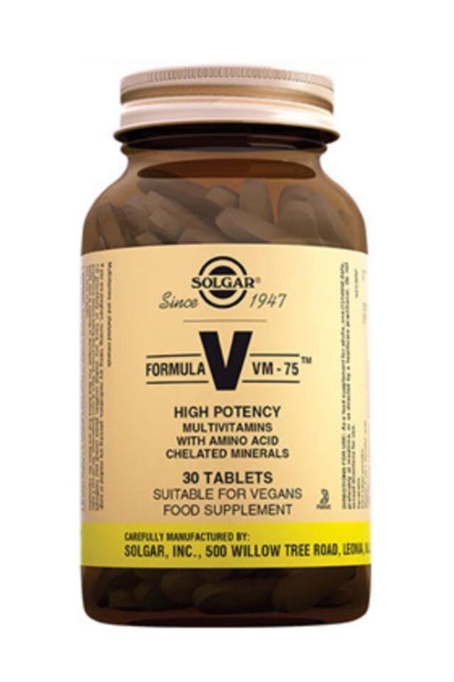 Solgar Vm 75 Multivitamin 30 Tablet